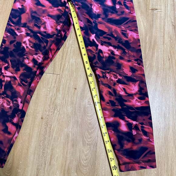 Lululemon Align High-Rise Pant Crop 25” inseam Intensity Pink Blossom size 14 - Picture 3 of 7